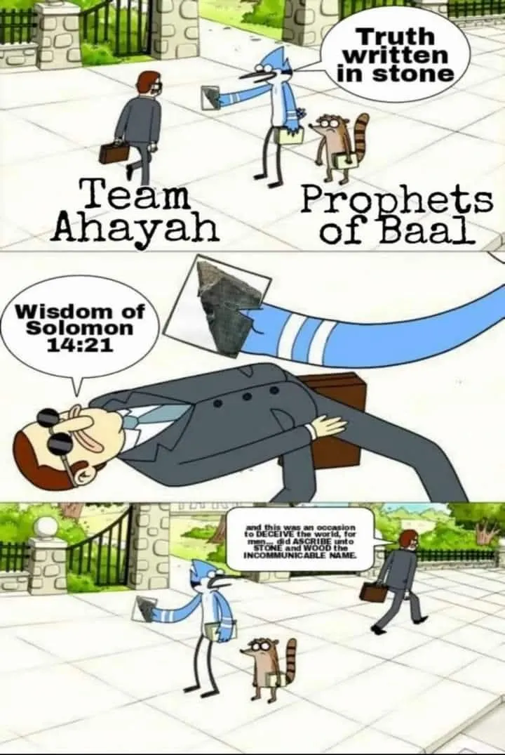 Ya'oh YHUH incommunicatable name